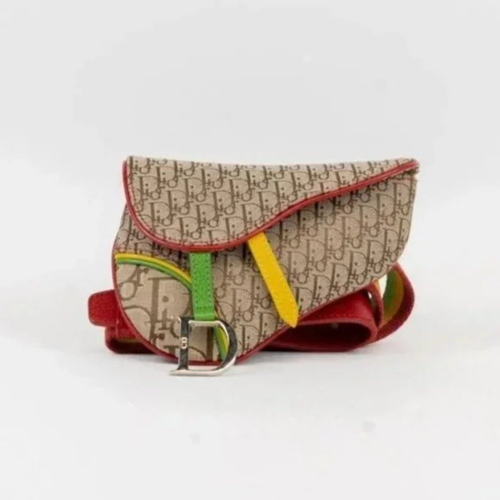 Dior Rasta Saddle Belt Bag